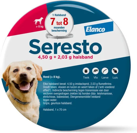 Seresto vlooienband hond vanaf 8 kg 52 cm