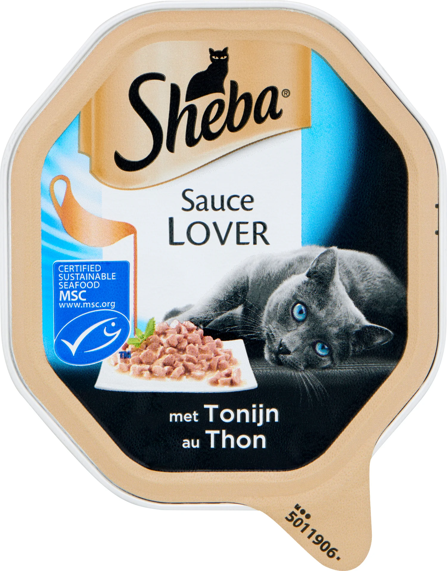 Sheba natvoer Sauce Lover tonijn 85 g