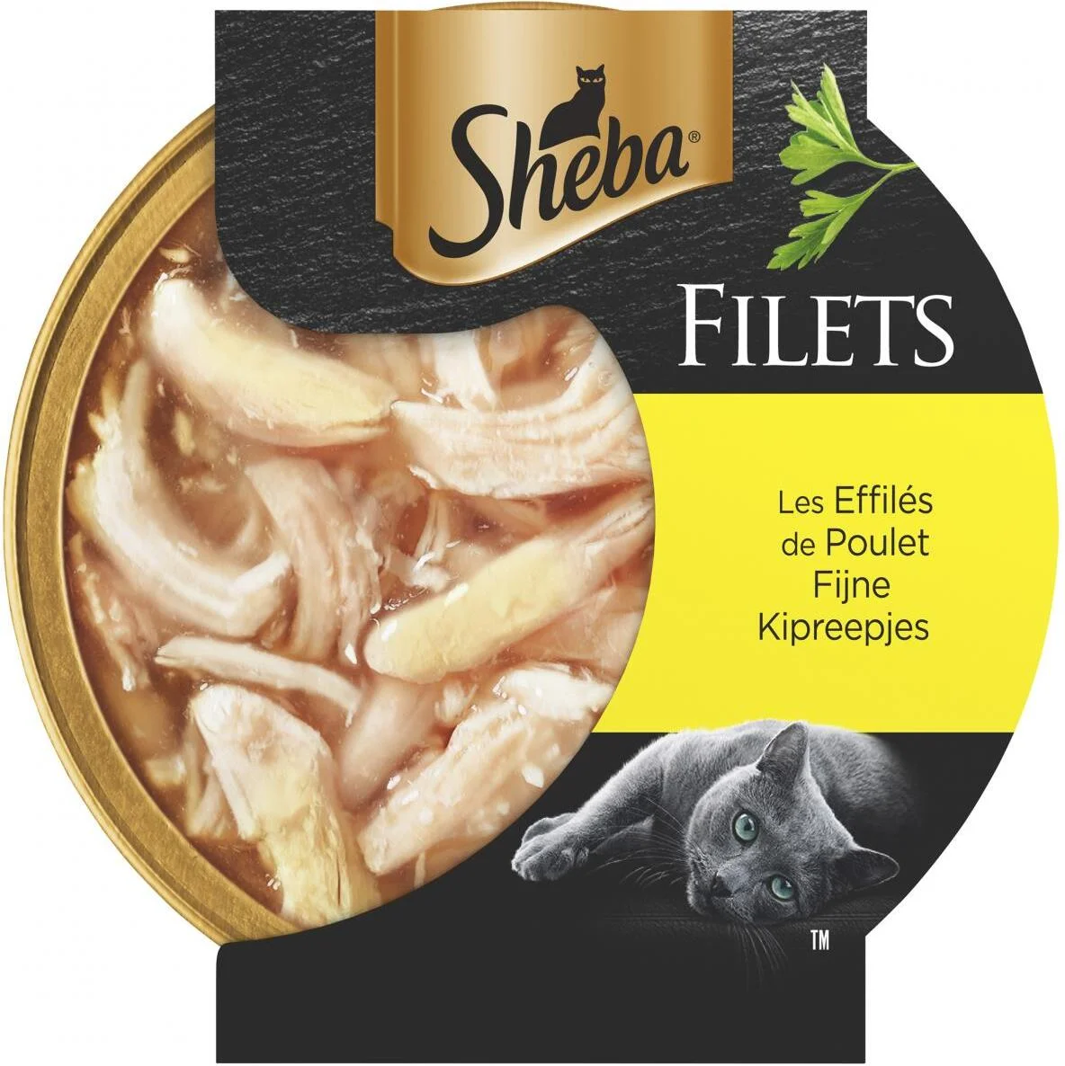 Sheba natvoer Filets adult kip in saus 60 g