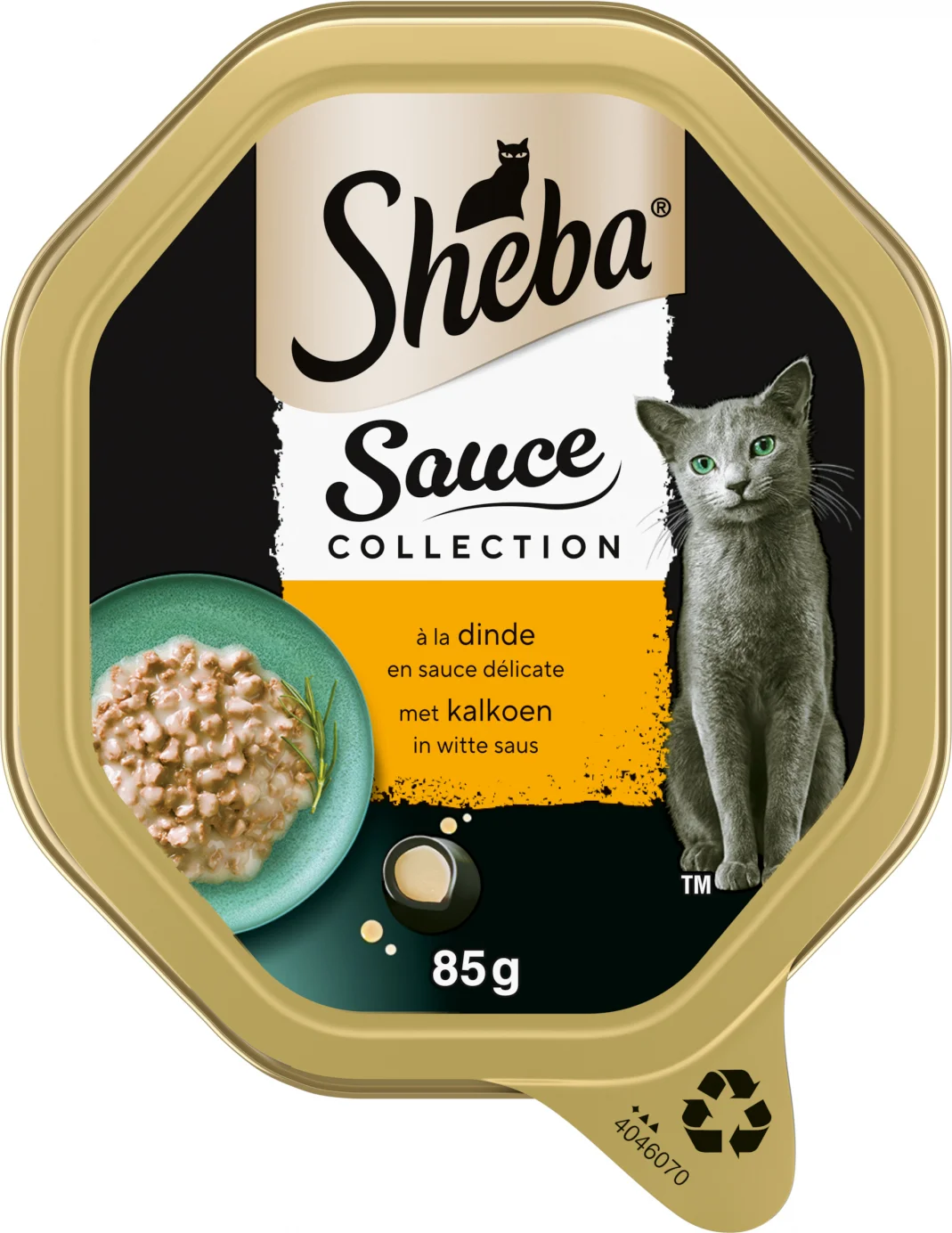 Sheba kattenvoer in saus Sauce Collection adult kalkoen 85 g