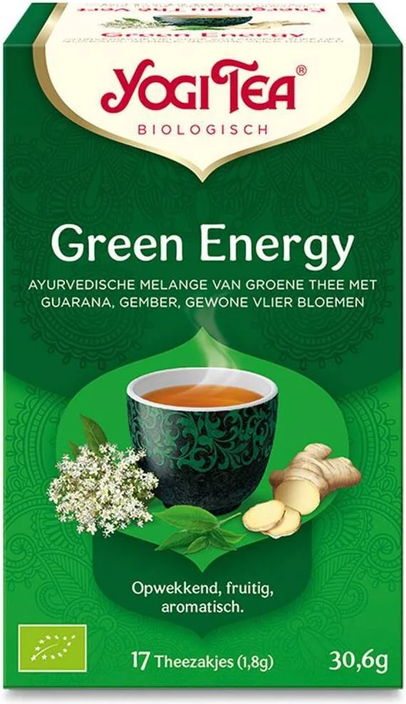 Yogi Tea bio thee green energy 17 stuks