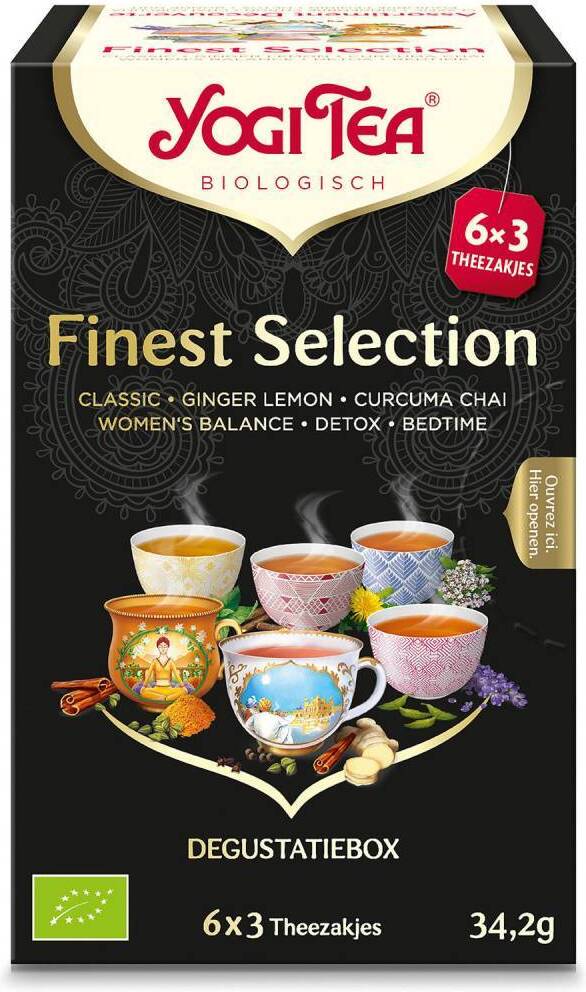 Yogi Tea bio thee finest selection 18 stuks