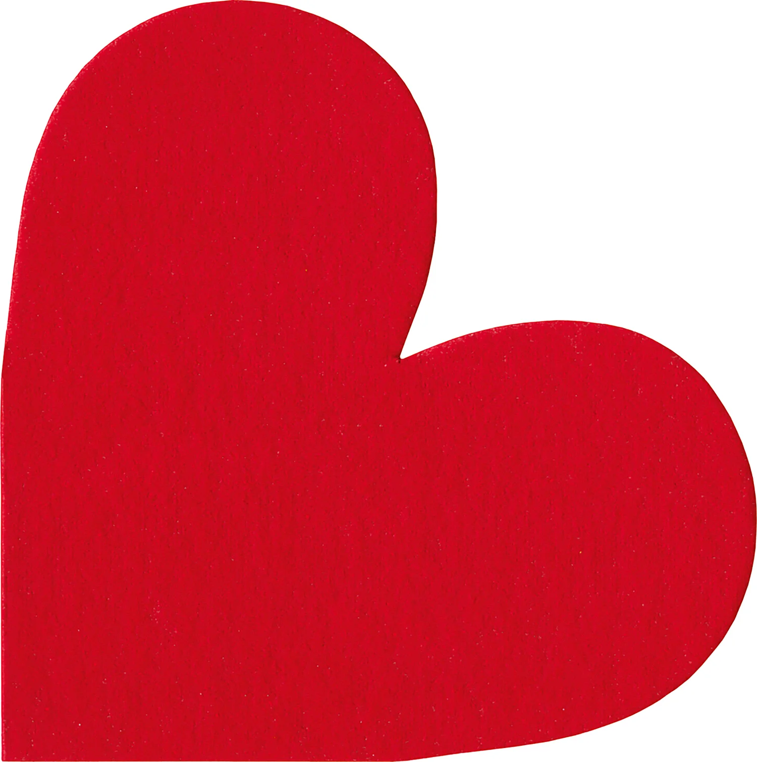 Paper + Design servet Heart Red rood 33 x 33 cm 12 stuks