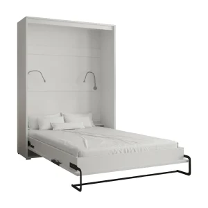 Home verticaal opklapbed 140×200 (Wit/Zwart) Home verticaal opklapbed 140×200 (Wit/Zwart)