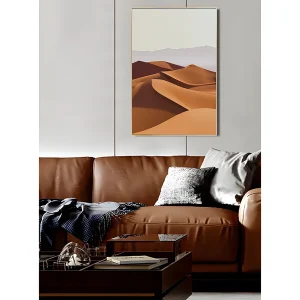 Canvas schilderij DESERTO – 60 x 90 x 2,5 cm – Oranje