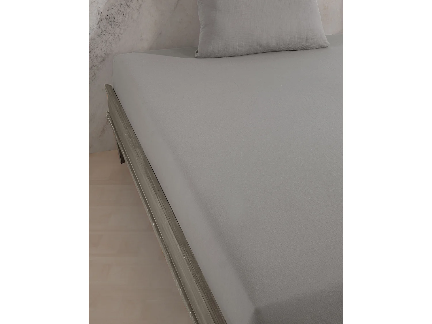 Hoeslaken 140x190 cm katoen gaas mousseline