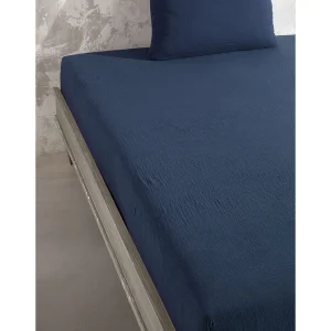 Hoeslaken 140×190 cm katoen gaas mousseline