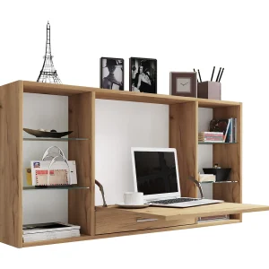 Houten bureau muurbureau Teala Houten bureau muurbureau Teala