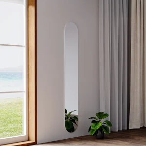 Ovale wandspiegel, hoge spiegel zonder kader – L30 x H175 cm – KANXI Ovale wandspiegel, hoge spiegel zonder kader – L30 x H175 cm – KANXI