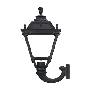 INDURA MEDIUM 4 wandlamp klassieke stijl – H 64 cm x breedte 39 cm – E27 42W – hars – IP55 – zwart INDURA MEDIUM 4 wandlamp klassieke stijl – H 64 cm x breedte 39 cm – E27 42W – hars – IP55 – zwart
