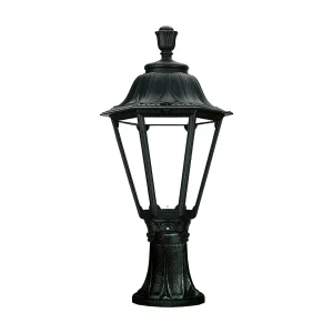 INDURA MEDIUM 6 Außenleuchte im klassischen Stil – Höhe 53 cm – E27 42W – Harz – IP55 – Schwarz INDURA MEDIUM 6 Außenleuchte im klassischen Stil – Höhe 53 cm – E27 42W – Harz – IP55 – Schwarz