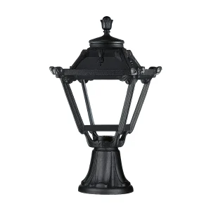 INDURA MINI 4 Außenleuchte im klassischen Stil – Höhe 48 cm – E27 42 W – Harz – IP55 – Schwarz INDURA MINI 4 Außenleuchte im klassischen Stil – Höhe 48 cm – E27 42 W – Harz – IP55 – Schwarz