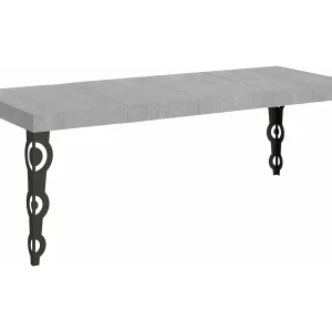 Karamay Premium uitschuifbare tafel 200/460×90 cm beton antraciet poten Karamay Premium uitschuifbare tafel 200/460×90 cm beton antraciet poten