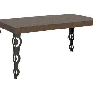 Karamay Premium uitschuifbare tafel 140/400×90 cm noten antraciet poten Karamay Premium uitschuifbare tafel 140/400×90 cm noten antraciet poten