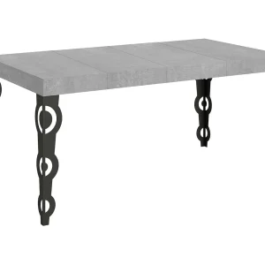 Karamay Premium uitschuifbare tafel 140/400×90 cm beton antraciet poten Karamay Premium uitschuifbare tafel 140/400×90 cm beton antraciet poten