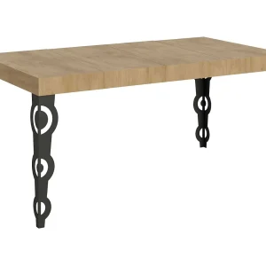 Karamay Premium uitschuifbare tafel 140/400×90 cm natuurlijk eiken met antraciet poten Karamay Premium uitschuifbare tafel 140/400×90 cm natuurlijk eiken met antraciet poten