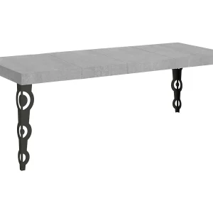 Karamay Premium uitschuifbare tafel 180/440×90 cm beton antraciet poten Karamay Premium uitschuifbare tafel 180/440×90 cm beton antraciet poten