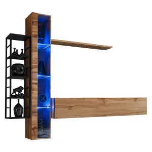 Industriële stijl woonkamermeubelset SWITCH M7. Kleur: eiken. Industriële stijl woonkamermeubelset SWITCH M7. Kleur: eiken.