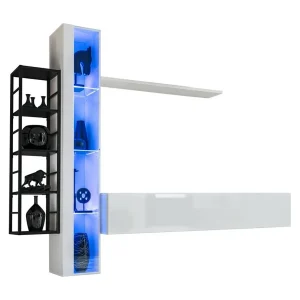 Industriële stijl woonkamer meubelset SWITCH M7. Kleur wit. Industriële stijl woonkamer meubelset SWITCH M7. Kleur wit.