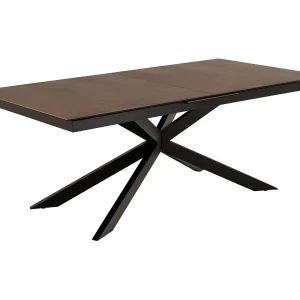 Iris eetkamertafel 100×200/240cm uittrekbaar bruin. Iris eetkamertafel 100×200/240cm uittrekbaar bruin.