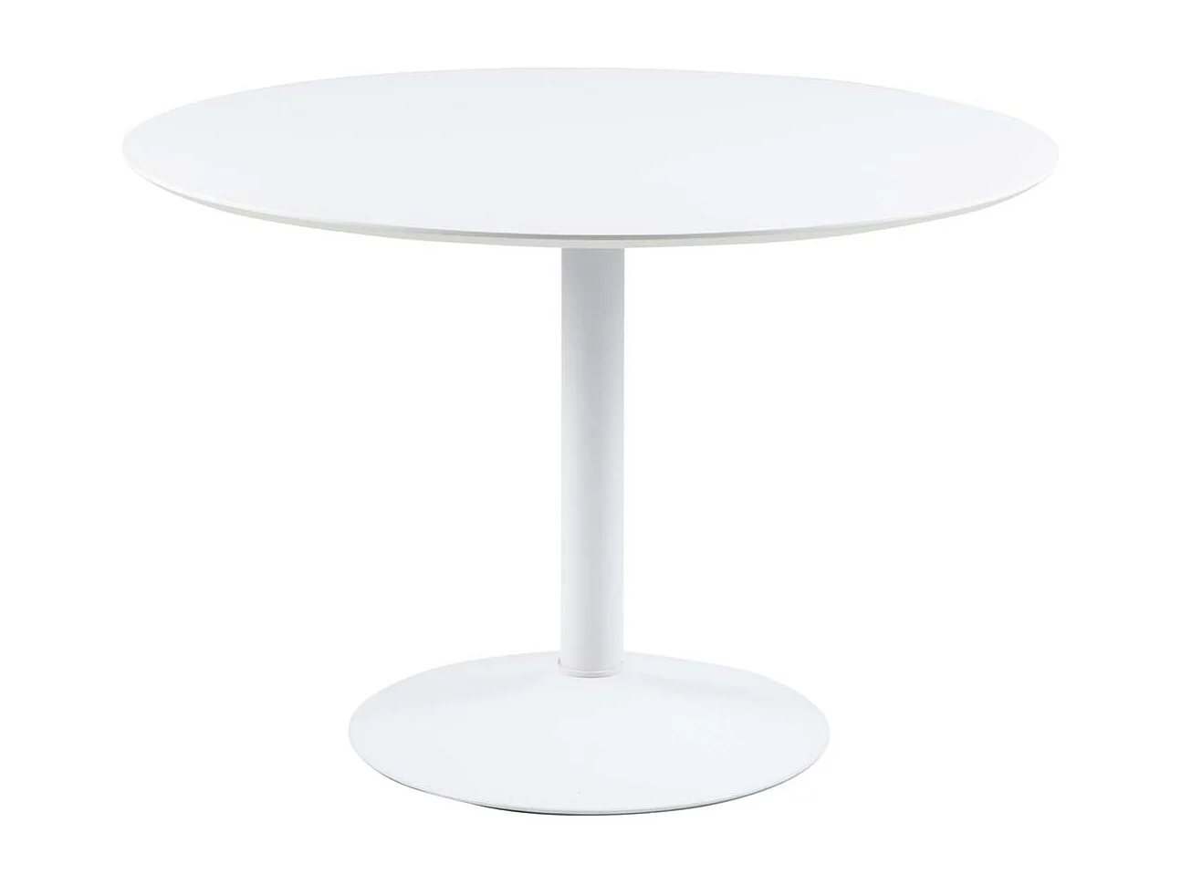 Ib eetkamertafel Ø110 cm wit.