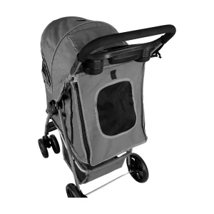 Hondenbuggy met Regenhoes – Grijs