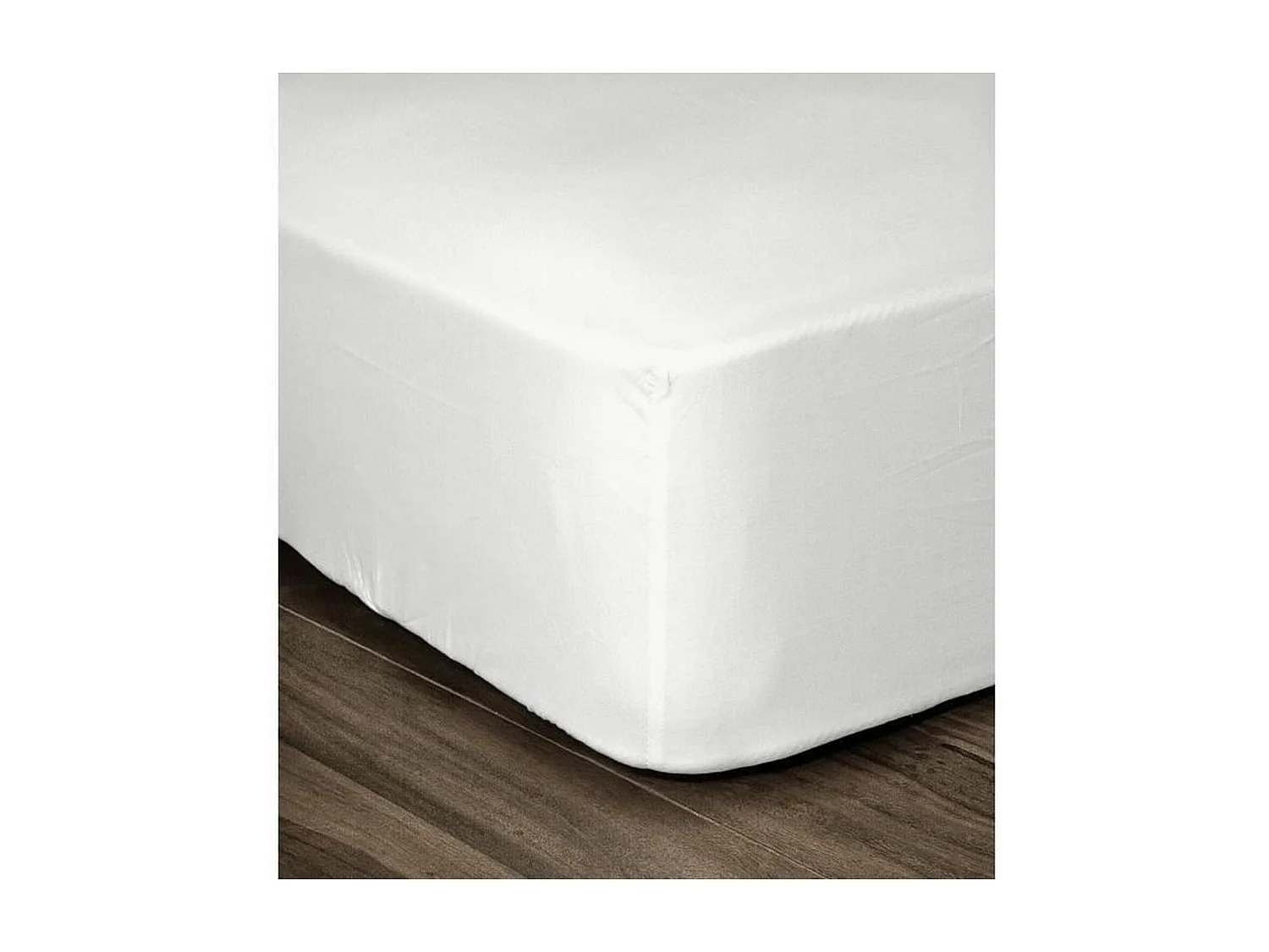 Hoeslaken 100% Katoen Wit 90x190 cm Hoek 30 cm - OEKO-TEX Gecertificeerd