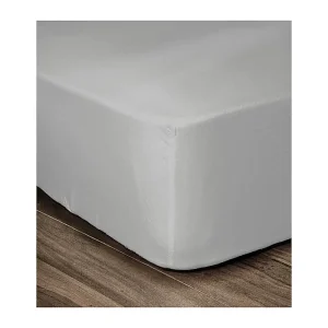 Hoeslaken 100% Katoen 90x190x30 cm Lichtgrijs – Eenpersoonsbed Hoeslaken 100% Katoen 90x190x30 cm Lichtgrijs – Eenpersoonsbed