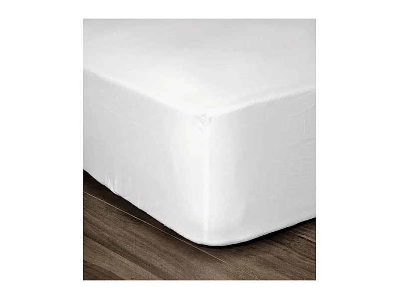 Hoeslaken 100% katoen 160x200x25 cm wit - OEKO-TEX gecertificeerd