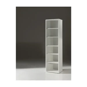 Bureaubibliotheek met 5 planken – Collectie SOON – Mat Wit Bureaubibliotheek met 5 planken – Collectie SOON – Mat Wit