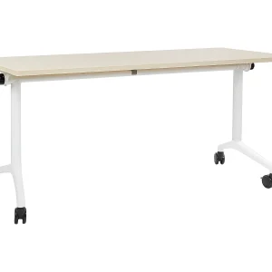 Inklapbaar bureau CAVI Lichtbruin 160 cm 60 cm met wielen Inklapbaar bureau CAVI Lichtbruin 160 cm 60 cm met wielen