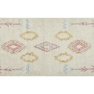 Katoenen Vloerkleed beige 80 x 150 cm BETTIAH