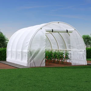 Vervangzeil voor tunnelkas met deur 12m² – L300 x B400 x H200 cm – IPOMEA Vervangzeil voor tunnelkas met deur 12m² – L300 x B400 x H200 cm – IPOMEA