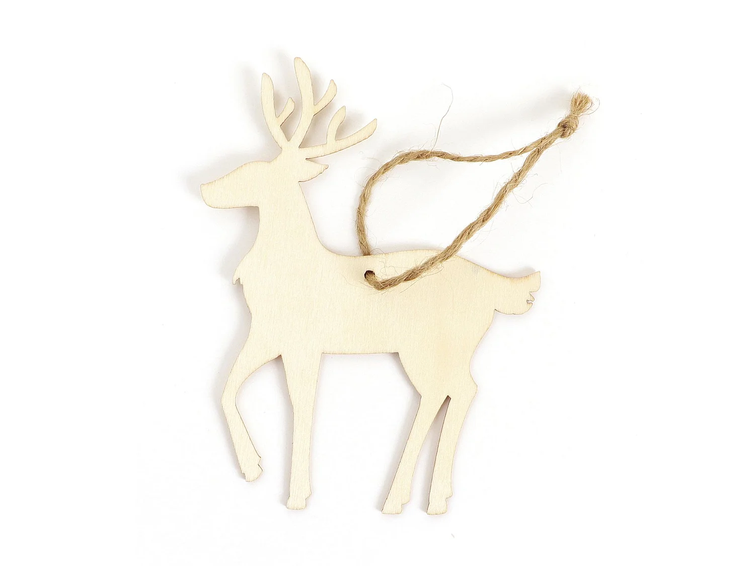 Houten kerstversiering - Rendier