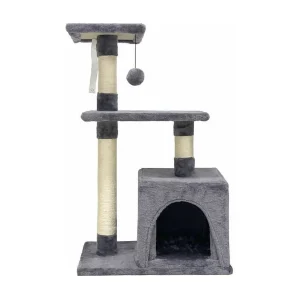 Kattenboom 50 x 30 x 80 cm – Grijs Kattenboom 50 x 30 x 80 cm – Grijs