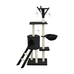 Kattenboom 79 x 34 x 138 cm – Zwart Kattenboom 79 x 34 x 138 cm – Zwart