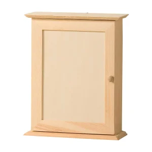Houten sleutelkastje om te decoreren 25 cm Houten sleutelkastje om te decoreren 25 cm
