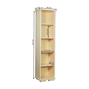 Houten boekenkast Modern I, kleur grenen Houten boekenkast Modern I, kleur grenen
