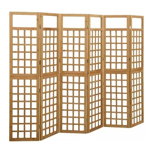 Kamerscherm/trellis met 6 panelen 242,5×180 cm vurenhout Kamerscherm/trellis met 6 panelen 242,5×180 cm vurenhout