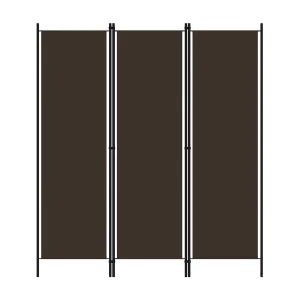Kamerscherm met 3 panelen 150×180 cm bruin Kamerscherm met 3 panelen 150×180 cm bruin