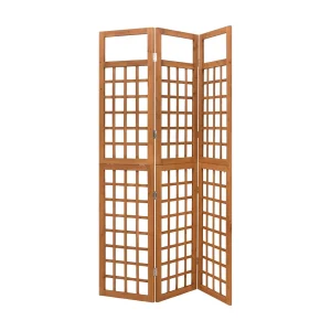 Kamerscherm/trellis met 3 panelen 121×180,5 cm vurenhout Kamerscherm/trellis met 3 panelen 121×180,5 cm vurenhout