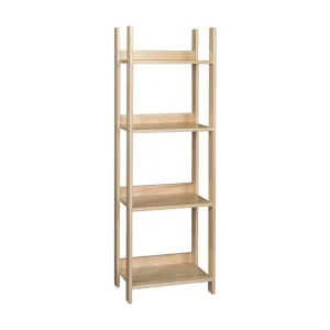 Houten boekenkast 150 x 54 cm Eko, 4 planken, dennenhoutkleur