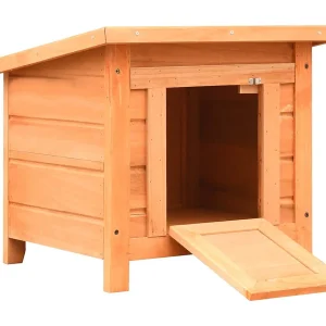 Kattenhuis 50x46x43,5 cm massief grenen- en vurenhout Kattenhuis 50x46x43,5 cm massief grenen- en vurenhout