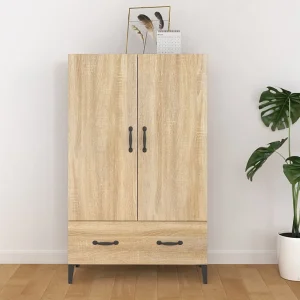 Hoge kast 70x31x115 cm bewerkt hout sonoma eikenkleurig Hoge kast 70x31x115 cm bewerkt hout sonoma eikenkleurig
