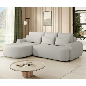 Hoekslaapbank Olivio L Beige Hoekslaapbank Olivio L Beige