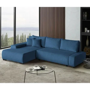 Hoekslaapbank Draco L Marineblauw