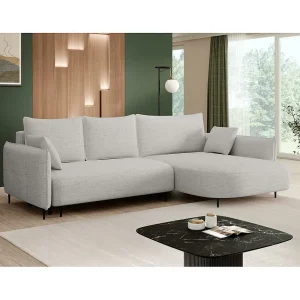 Hoekslaapbank Sycylia rechts beige