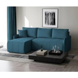 Hoekslaapbank Capri blauw