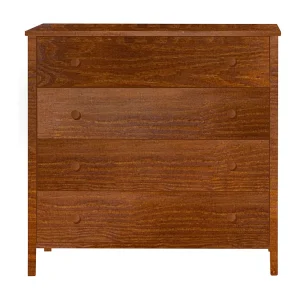 Houten ladekast 98 cm Colorado II, 4 laden, kleur kastanje Houten ladekast 98 cm Colorado II, 4 laden, kleur kastanje