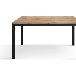Houten tafel, antraciet metalen frame 110×68 – RAVENNA Houten tafel, antraciet metalen frame 110×68 – RAVENNA